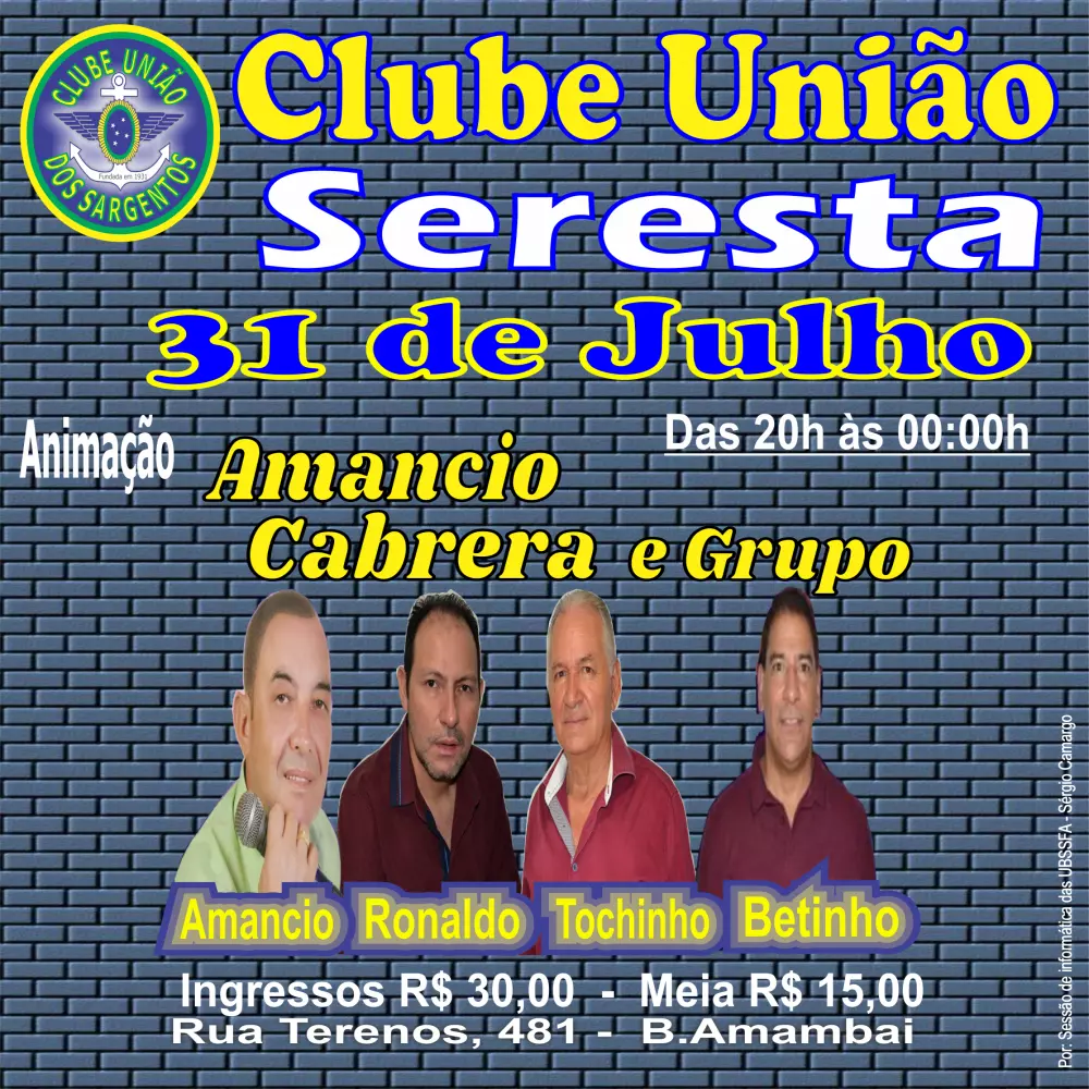 Seresta do Clube União 31/07/2024